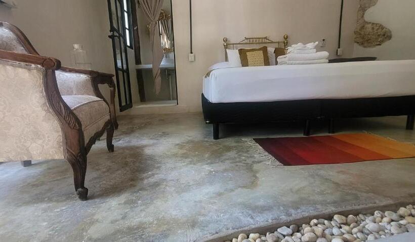 キングサイズベッドのスーペリアルーム, Casa Ambar Hotel & Boutique   Located In The Heart Of Tulum Hotel Zone