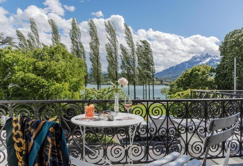 חדר סטנדרט חדר אמבטיה משותף, Beau Séjour Lucerne