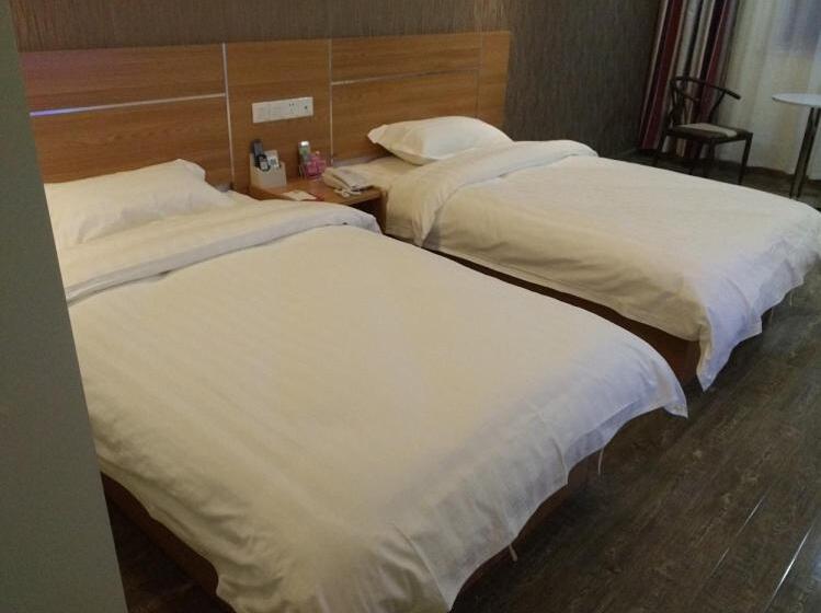 Семейный Номер, Thank Inn Chain Shangdong Zaozhuang Tengjingzhou Jinghe Bridge Haishang Mingyue