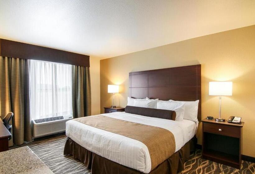 适合残疾人士使用的带超级大床的标准间, Cobblestone Inn & Suites   Menomonie/uw Stout