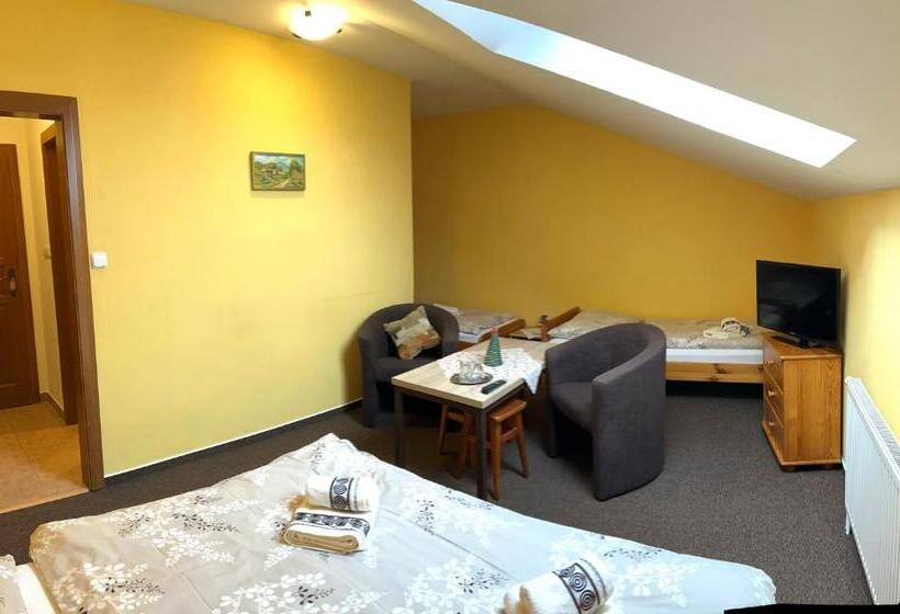 اتاق استاندارد چهار تخته, Villa Victoria Penzion