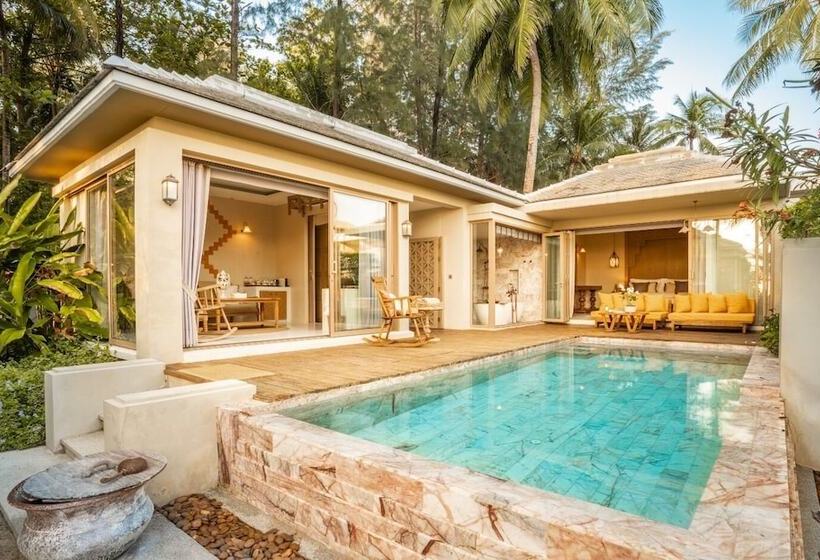 Вилла с 1 спальней и бассейном, Devasom Khao Lak Beach Resort & Villas
