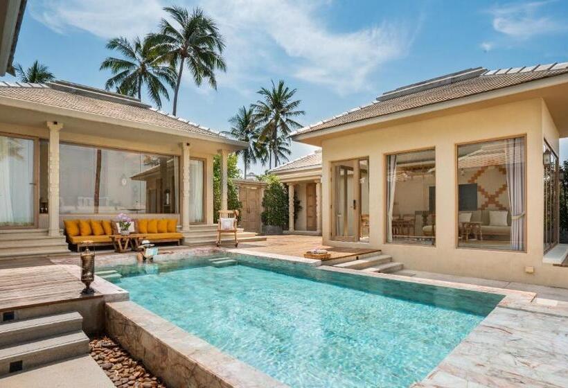 Вилла с 1 спальней и бассейном, Devasom Khao Lak Beach Resort & Villas