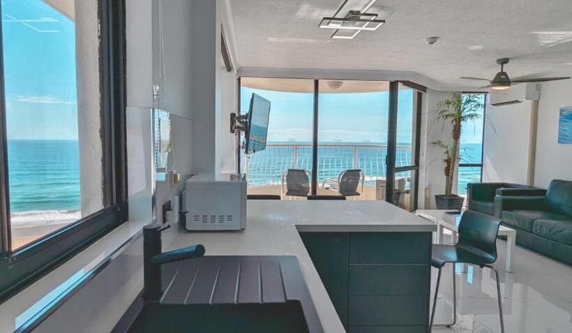 Апартаменты Deluxe 1 Спальня Вид на Море, Olympus Beachfront Apartments