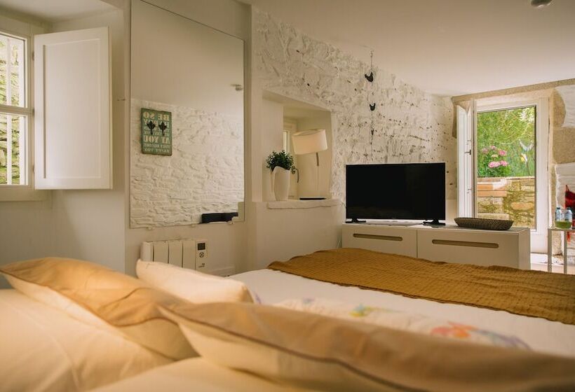 带花园景观的标准工作室, Roompedra Apartamentos Turísticos