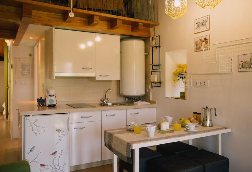 带花园景观及2个卧室的公寓, Roompedra Apartamentos Turísticos