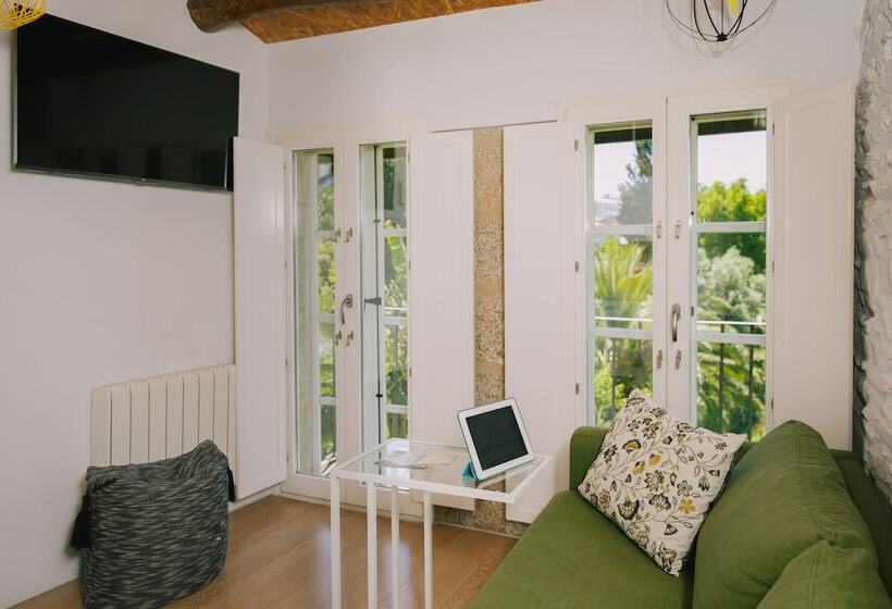 带花园景观及2个卧室的公寓, Roompedra Apartamentos Turísticos