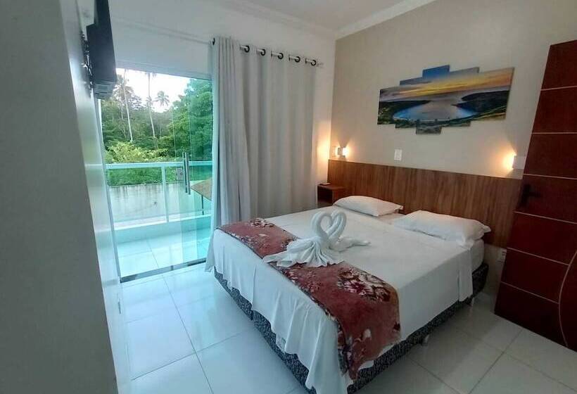 Quarto Estandar com Sacada, Pousada Concha Dourada
