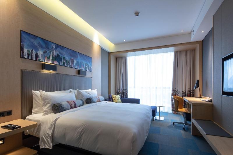 חדר סטנדרט עם מיטת קינג, Aloft Shanghai Zhangjiang Haike