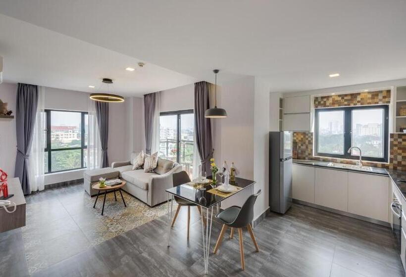 Апартаменты 3 Спальни, Phnom Penh 51 Hotel & Residences