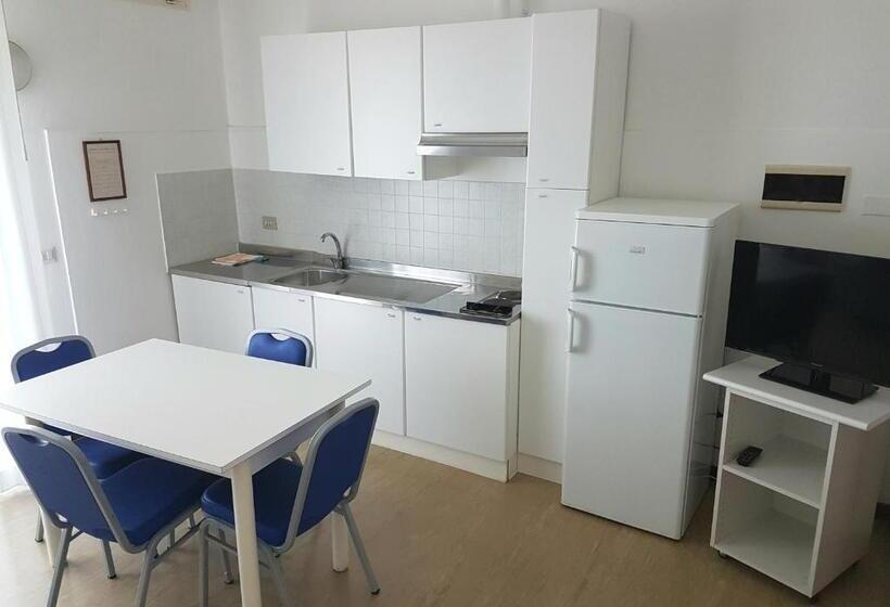 Апартаменты 1 Спальня Вид на Море с Балконом, Residence Adriana