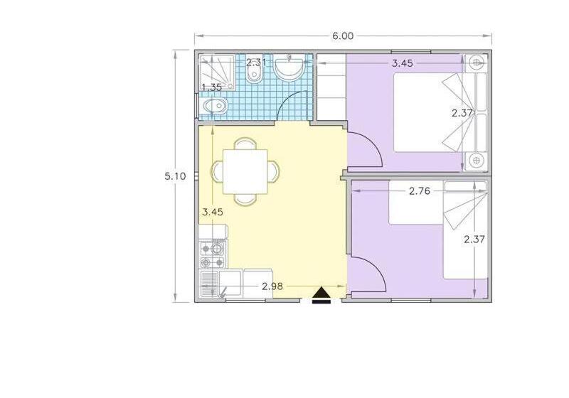 Апартаменты 2 Спальни, Residence Serrone