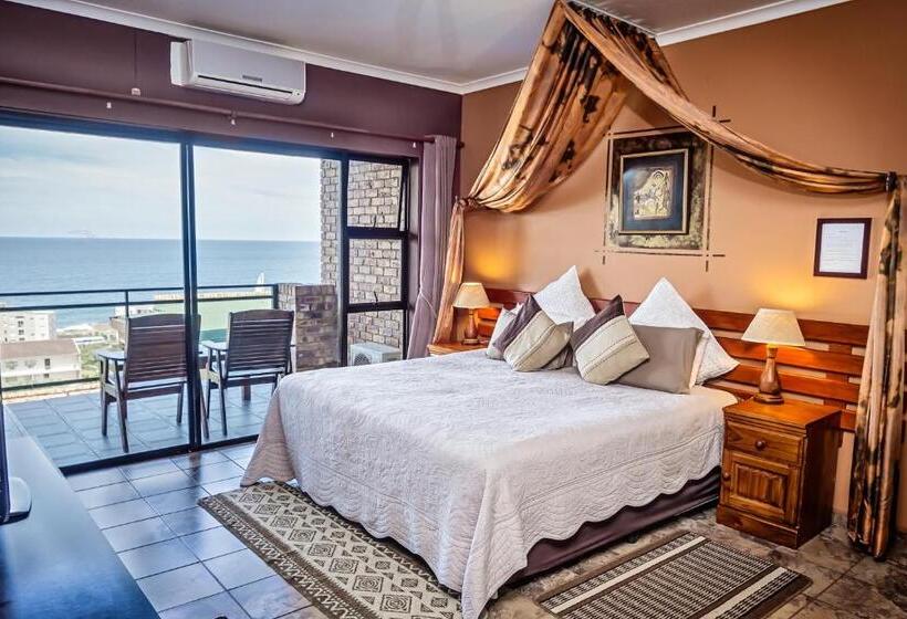 اتاق استاندارد با بالکن و چشم‌انداز دریا, Albatros Guest House, Margate, South Africa