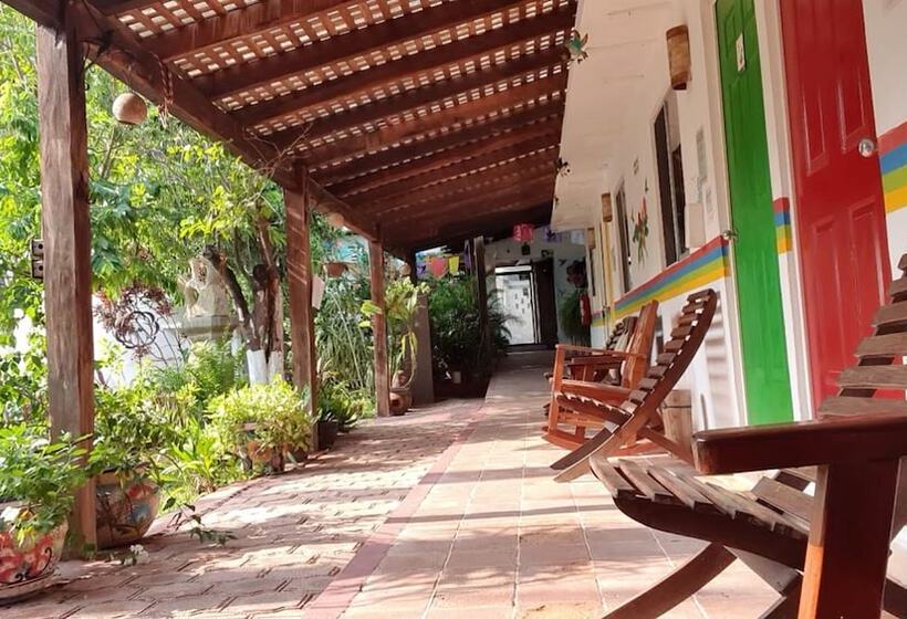 חדר סטנדרט שתי מיטות זוגיות, Villa Colibri Bacalar