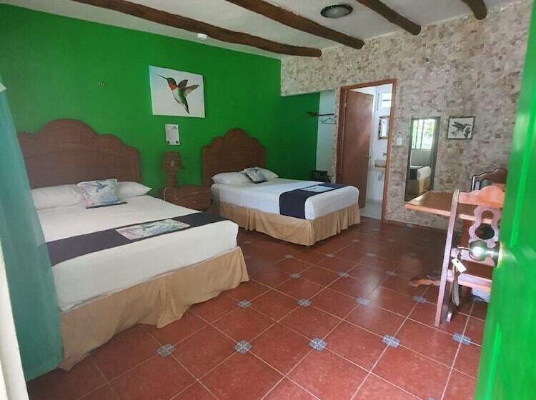 חדר סטנדרט שתי מיטות זוגיות, Villa Colibri Bacalar