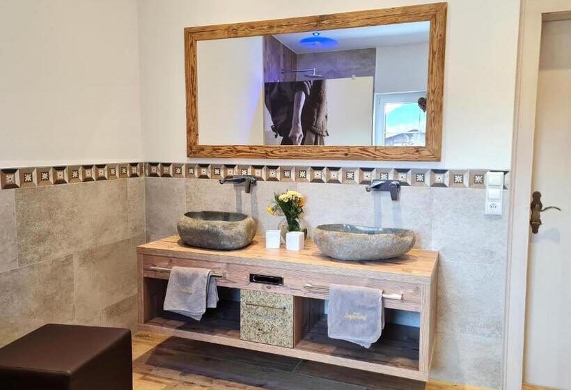 침실 2개 아파트, Appartementhotel Zugspitzhof