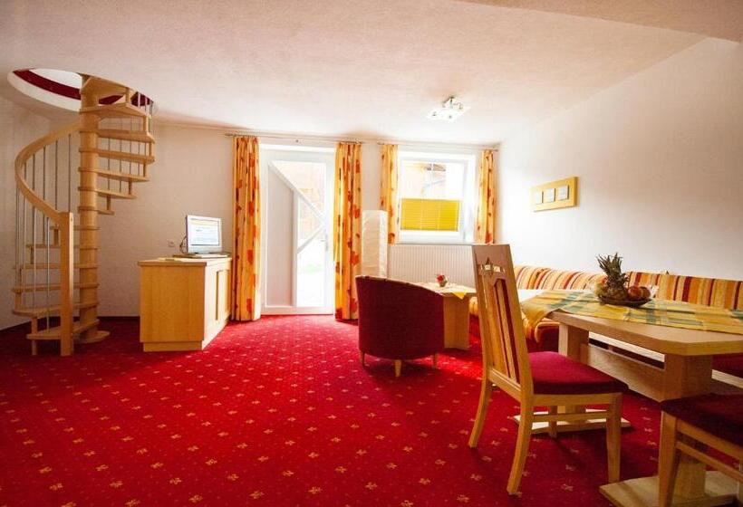 침실 2개 아파트, Appartementhotel Zugspitzhof