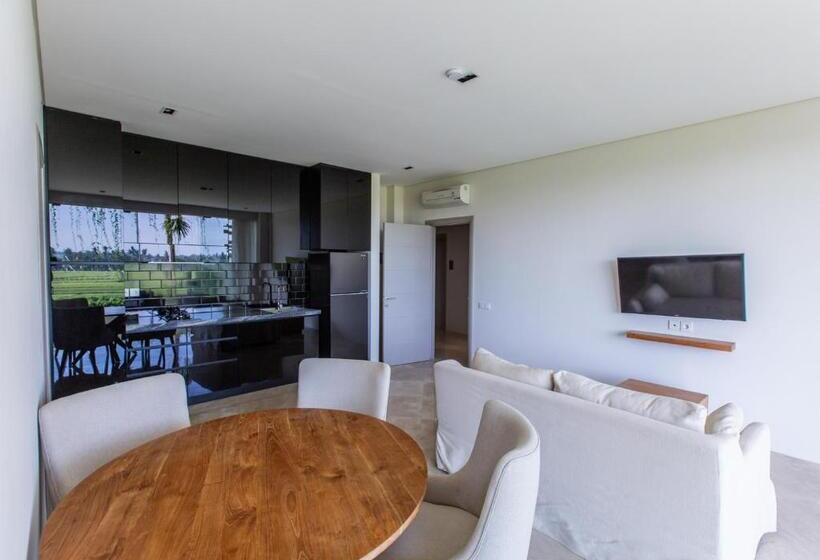 带2个卧室的套房, The Double View Mansions Bali