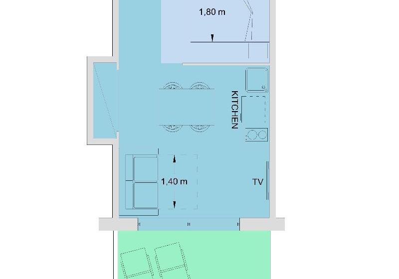 高级小型套房, Aparthotel Miami Park