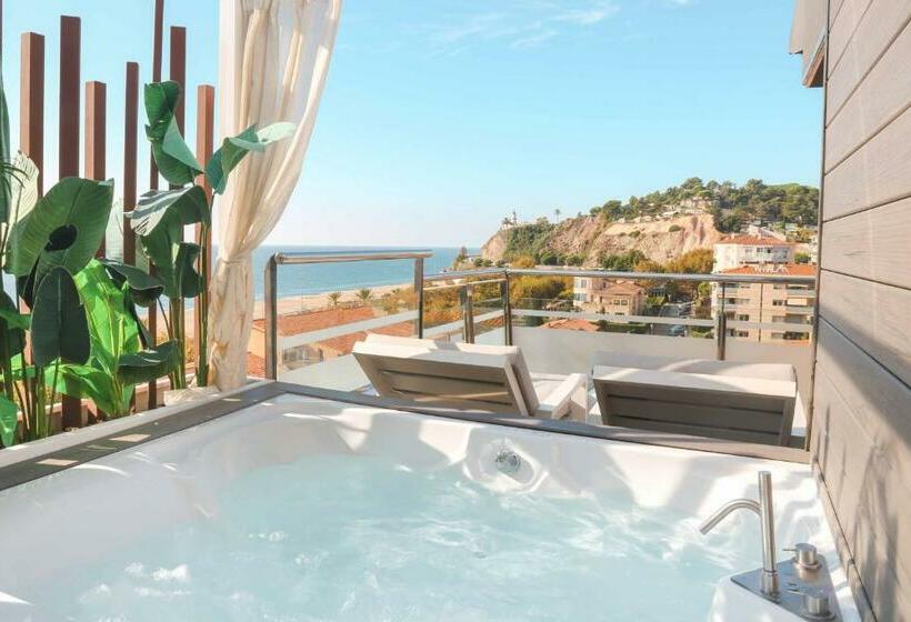 带海景的复工套房, Kaktus Hotel Kaktus Playa   Adults Recommended