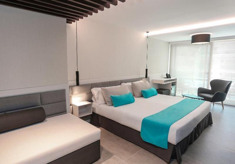 带泳池的标准三人间, Kaktus Hotel Kaktus Playa   Adults Recommended