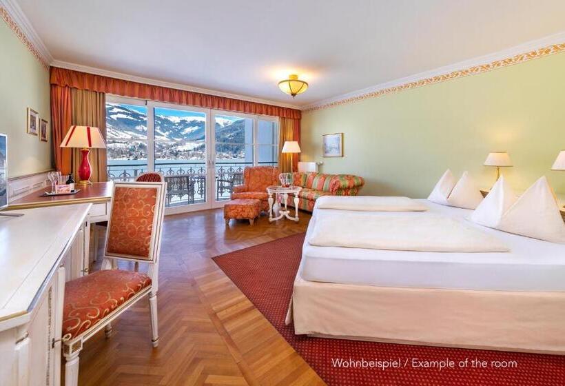 اتاق لوکس با چشم‌انداز دریاچه, Grand Hotel Zell Am See