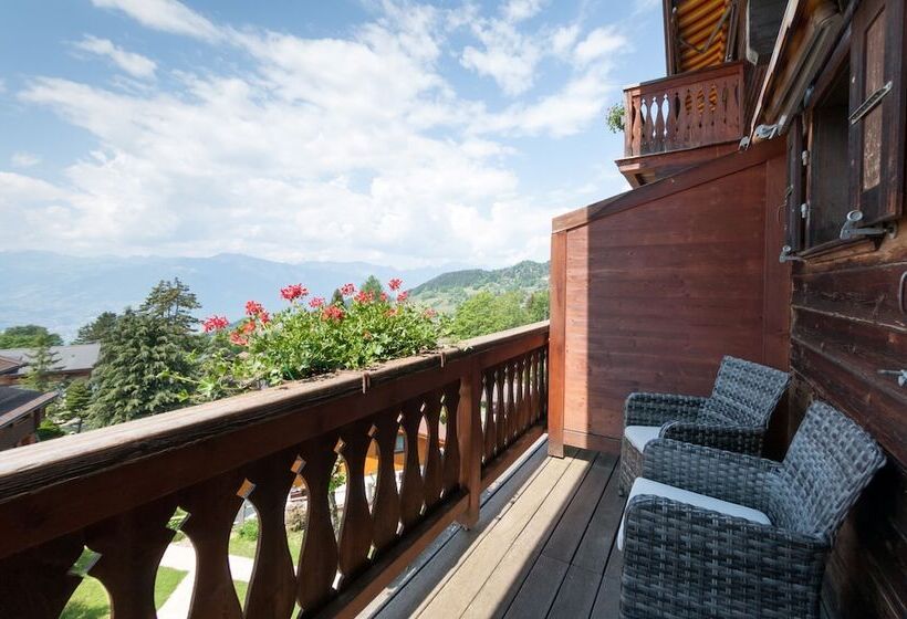اتاق استاندارد با بالکن, Alpe Fleurie Hôtel & Restaurant