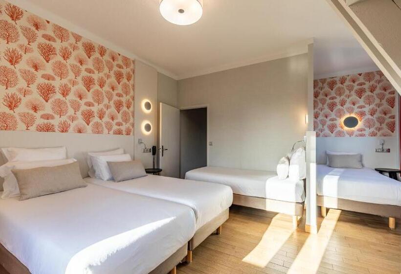 اتاق استاندارد چهار تخته, Kyriad Saint Malo Centre Plage