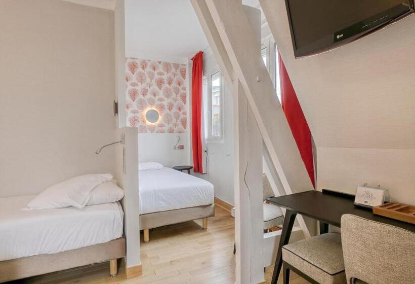 اتاق استاندارد چهار تخته, Kyriad Saint Malo Centre Plage