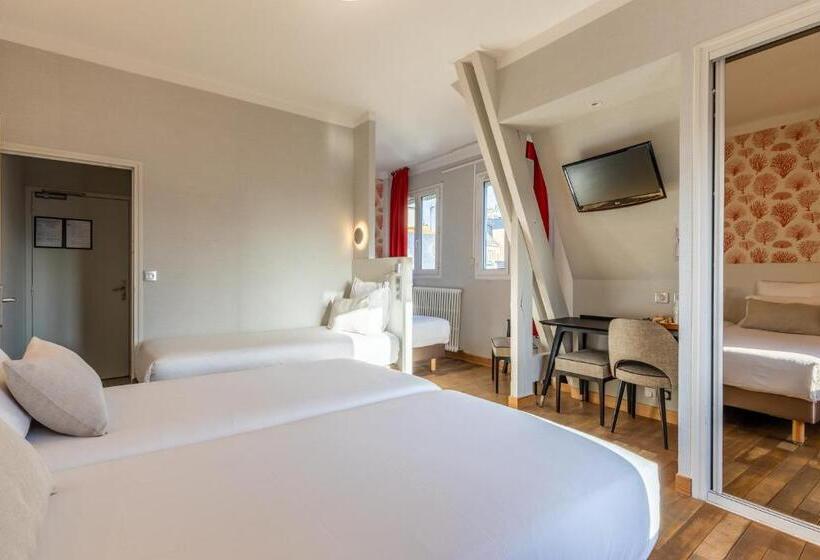 اتاق استاندارد چهار تخته, Kyriad Saint Malo Centre Plage