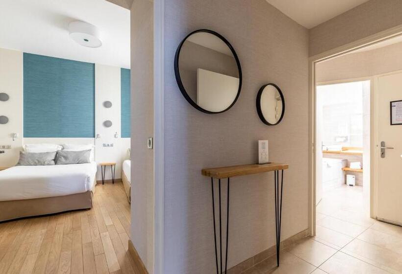 آپارتمان 1 خوابه با چشم‌انداز دریا, Kyriad Saint Malo Centre Plage