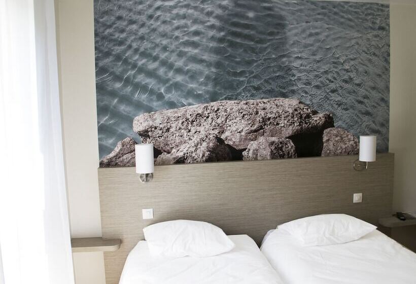 Номер Стандарт, Logis, Hôtel Au Chêne Vert, Saint Brieuc Nord