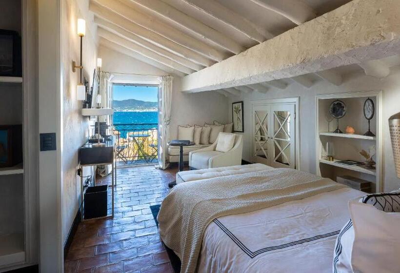 스탠다드 발코니 룸 바다 전망, Le Yaca Saint Tropez