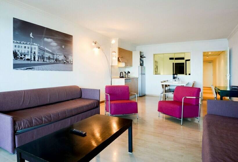 침실 1개 바다 전망 아파트, Aparthotel Adagio Nice Promenade Des Anglais