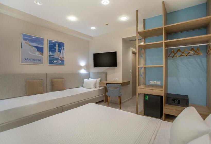 اتاق استاندارد چهار تخته, Phidias Piraeus