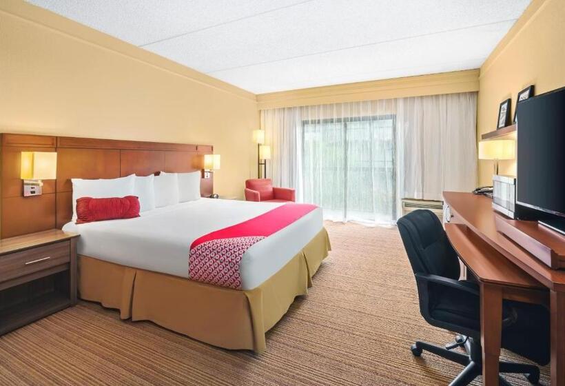 장애인을 위한 킹사이즈 침대 스탠다드 룸, Super 8 By Wyndham Dallas Love Field Airport
