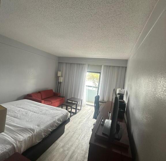 스탠다드 룸 킹사이즈 침대, Super 8 By Wyndham Dallas Love Field Airport