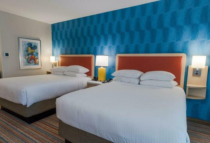 اتاق سوپریور با چشم‌انداز پارک, Howard Johnson By Wyndham Anaheim Hotel & Water Playground