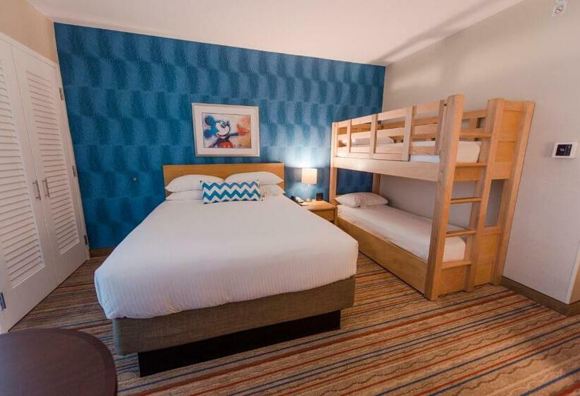 اتاق استاندارد با تخت‌های تاشو, Howard Johnson By Wyndham Anaheim Hotel & Water Playground