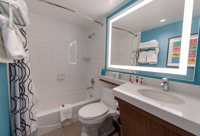 اتاق استاندارد با 2 تخت دوبل, Howard Johnson By Wyndham Anaheim Hotel & Water Playground