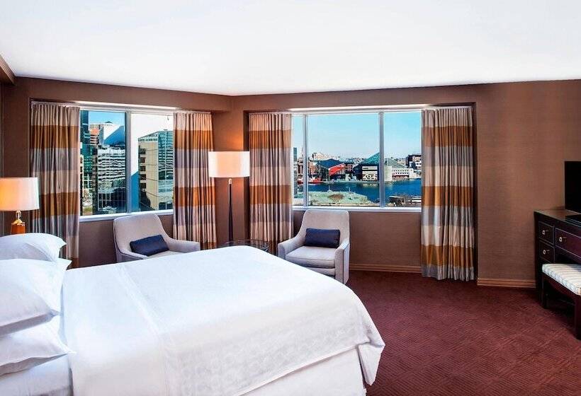 장애인을 위한 더블 침대 스탠다드 룸, Sheraton Inner Harbor
