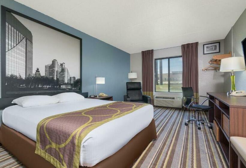 Стандартный Номер Кровать Кинг, Super 8 By Wyndham Bloomington/airport