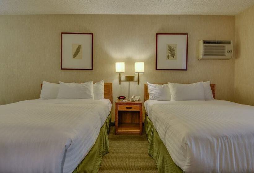 带2个双人床的标准工作室, Vagabond Inn Los Angeles At Usc