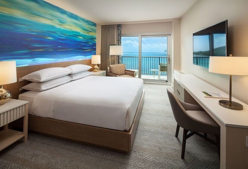 اتاق استاندارد با تخت دوبل و چشم‌انداز دریا, Sheraton Waikiki Beach Resort