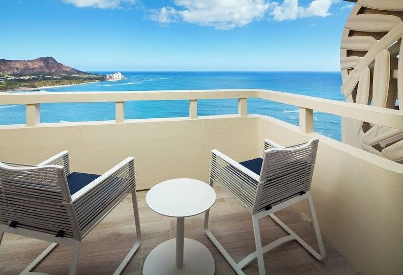 اتاق استاندارد با 2 تخت دوبل, Sheraton Waikiki Beach Resort