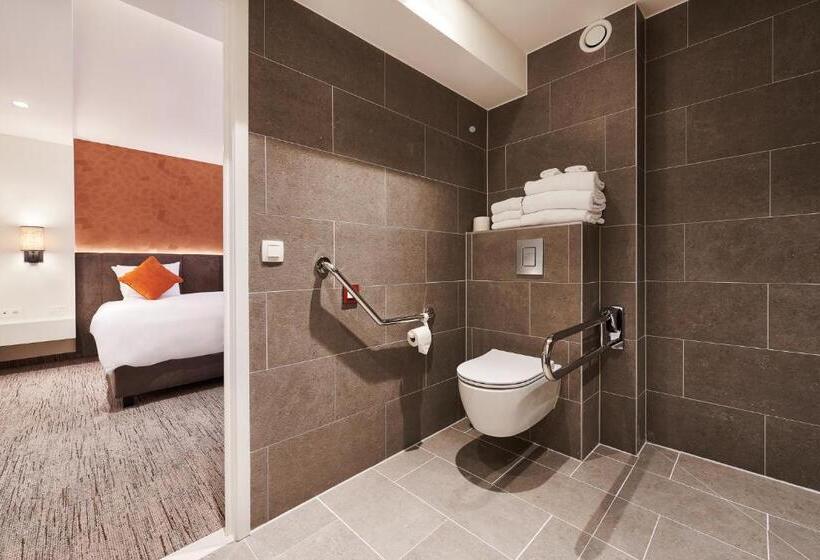 适合残疾人士使用的带超级大床的标准间, Keizershof Hotel Aalst