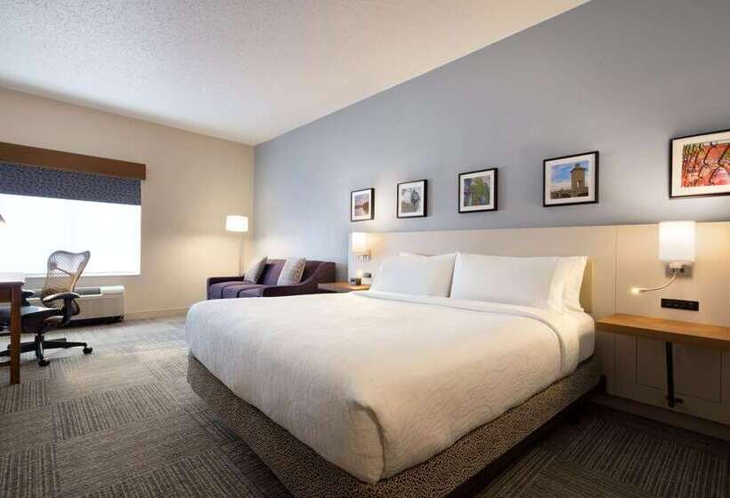 اتاق استاندارد با تخت بزرگ, Hilton Garden Inn Bucharest Airport