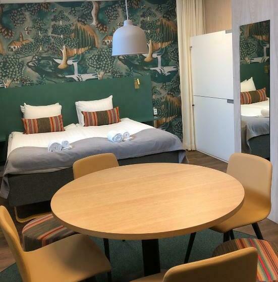 패밀리 룸 공용 욕실, Best Western Kom Hotel Stockholm