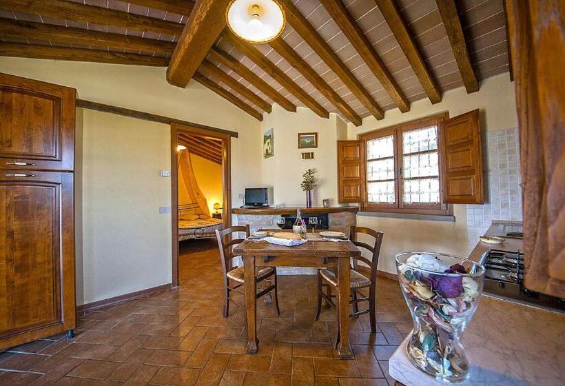 آپارتمان 1 خوابه با چشم‌انداز استخر, Agriturismo Lodolazzo