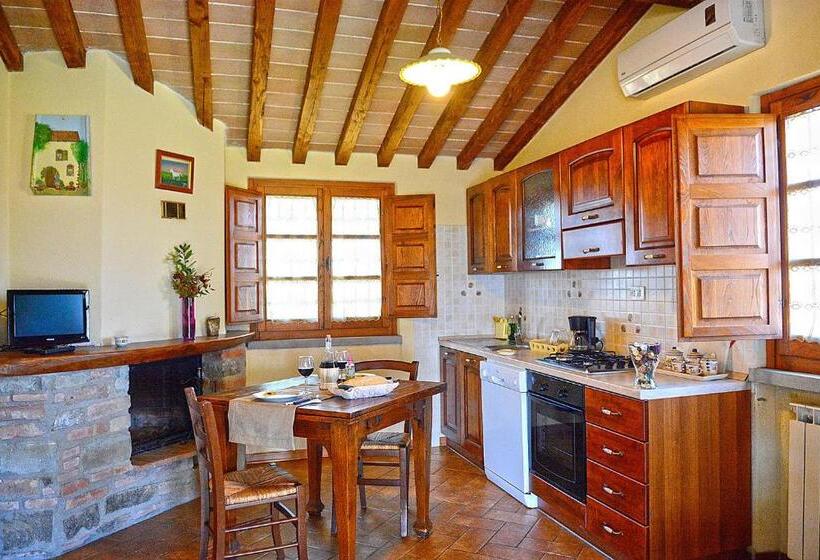 آپارتمان 1 خوابه با چشم‌انداز استخر, Agriturismo Lodolazzo